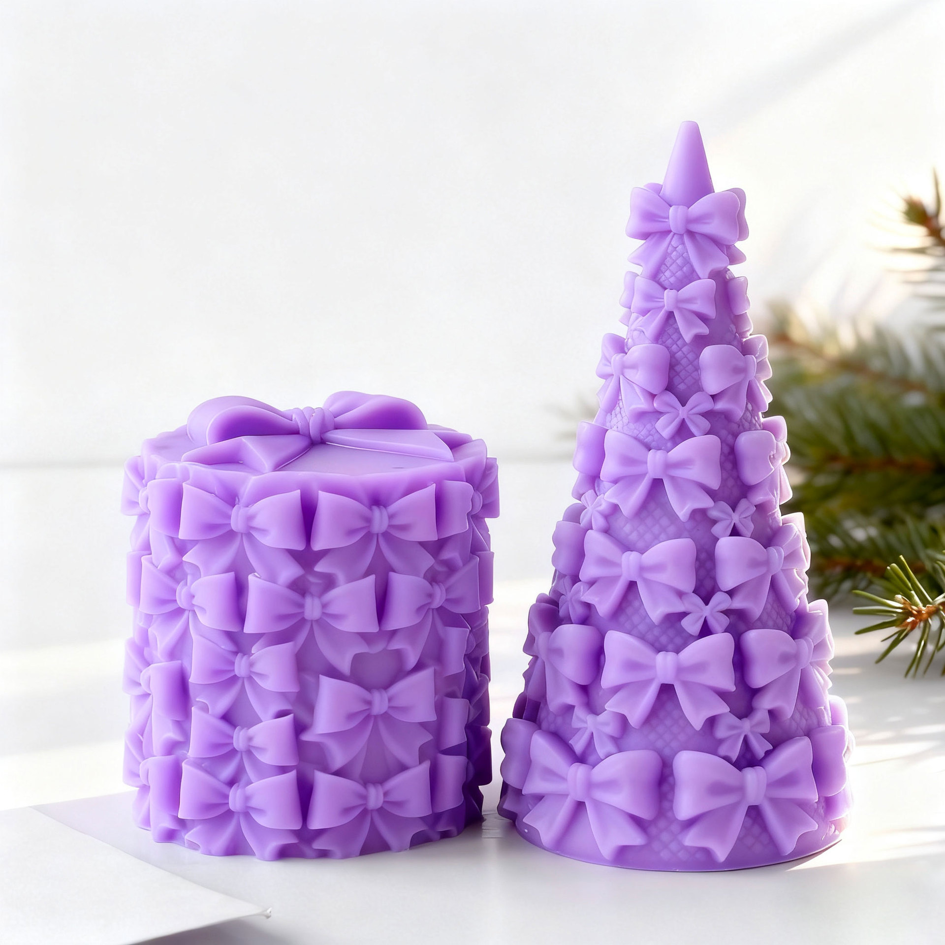 Candle Supplies Shop - 3D Bow Tie Christmas Tree Gift