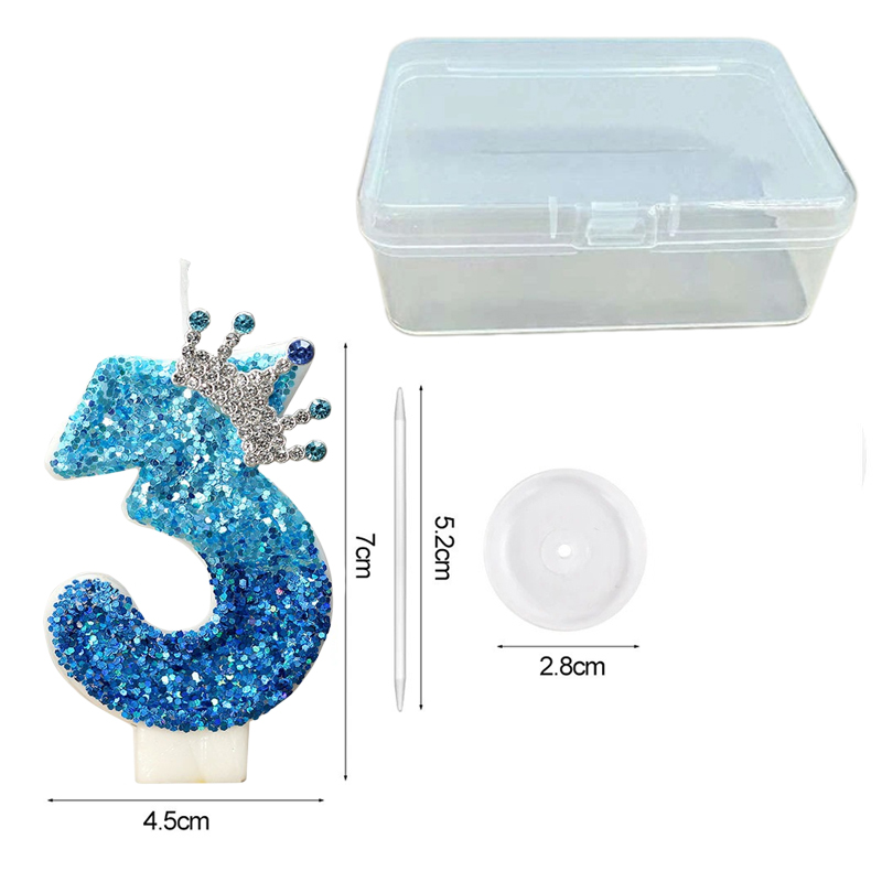 Creative Peacock Blue Crown Di - đánh giá và giá Supplies Of Candle