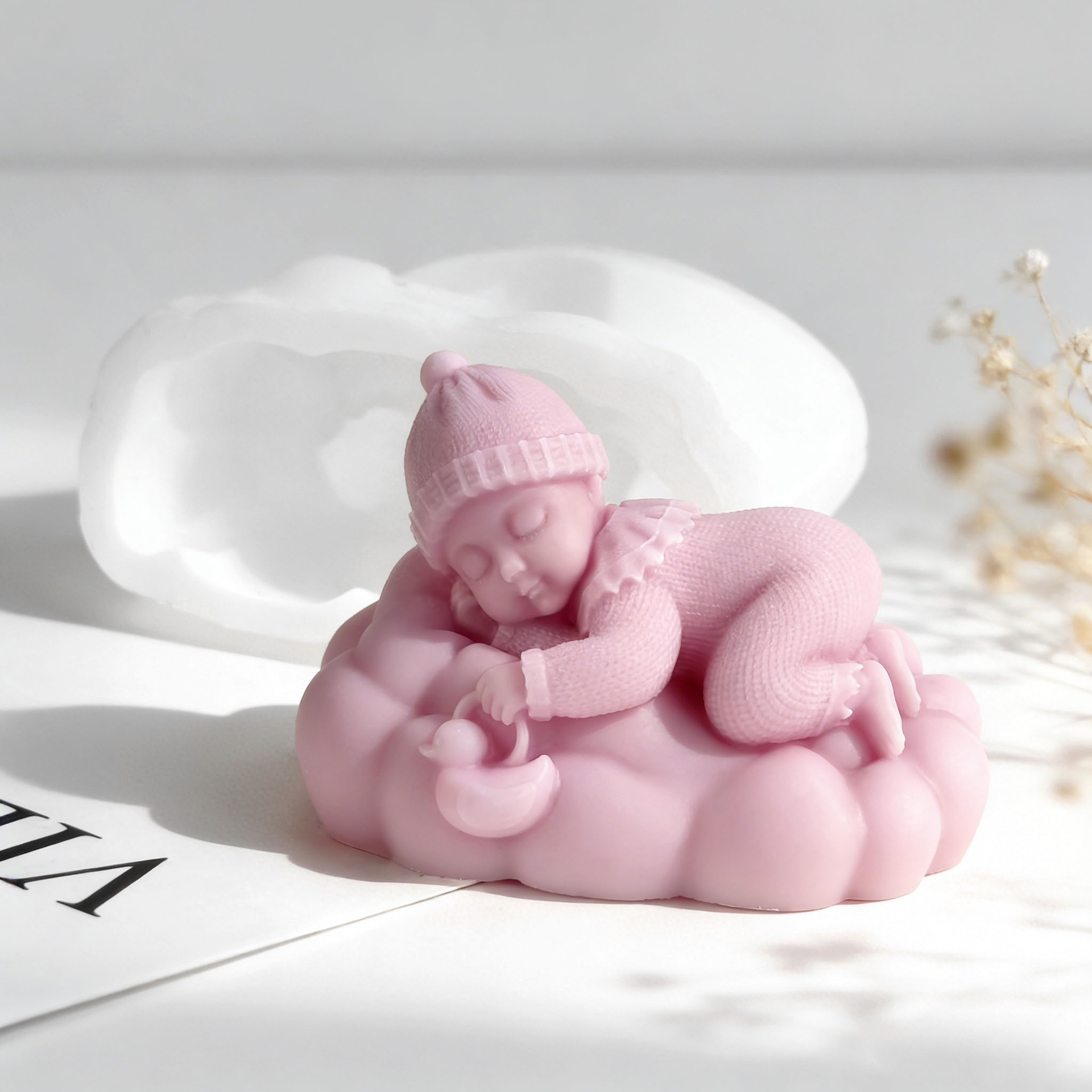 DIY Sleeping Baby Silicone Can - đánh giá và giá Candle Supplies Shop