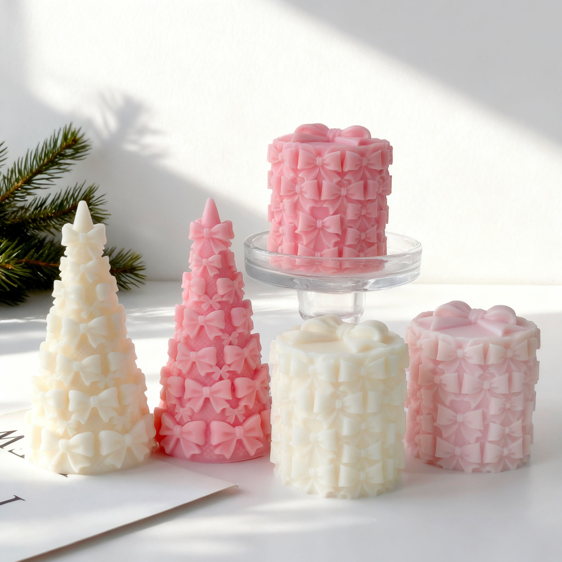3D Bow Tie Christmas Tree Gift - đánh giá và giá Candle Supplies Shop