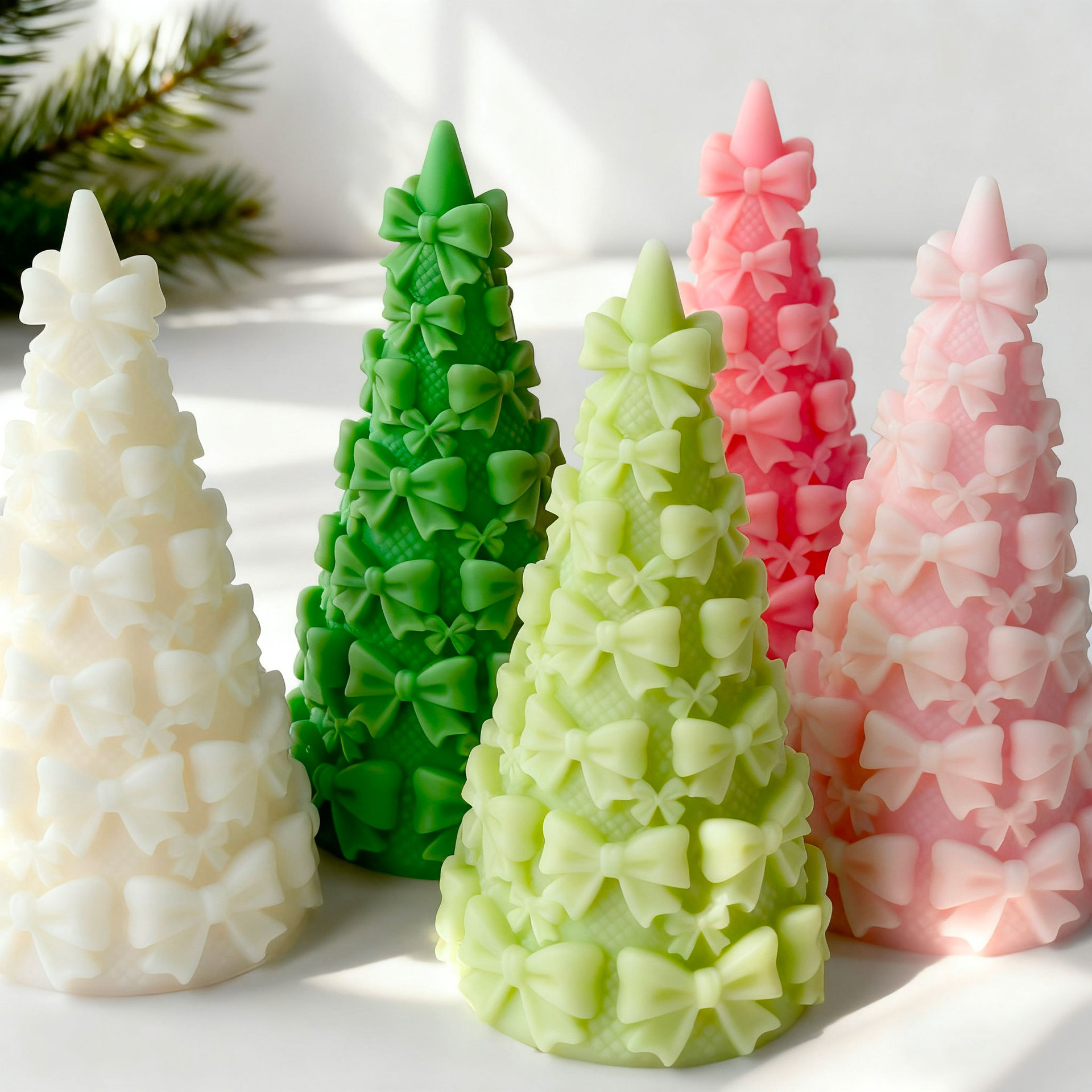 3D Bow Tie Christmas Tree Gift - đánh giá và giá Candle Supplies Shop