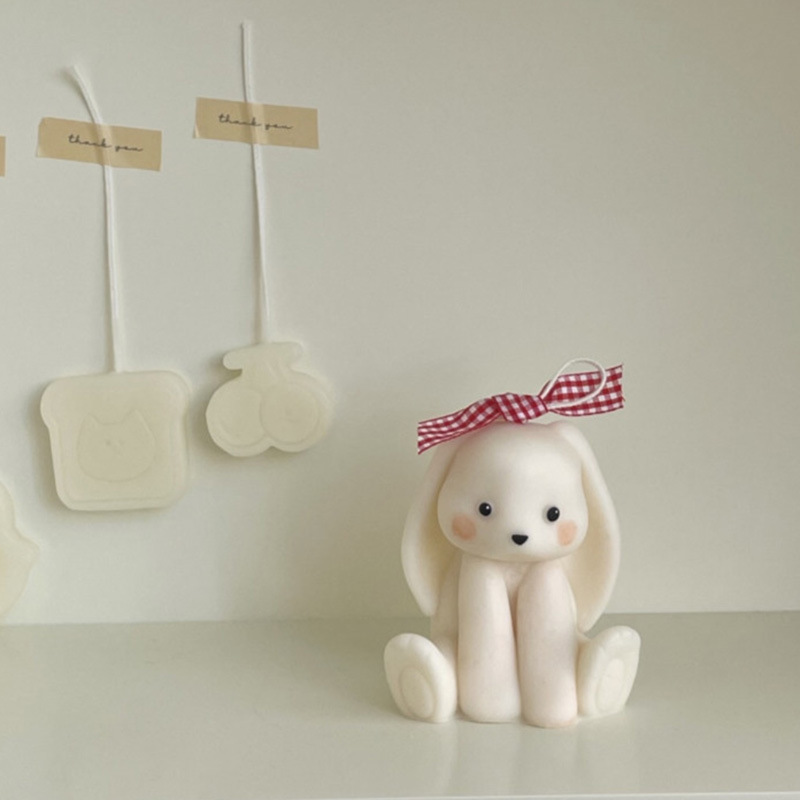 Sitting Rabbit Silicone Candle - đánh giá và giá Candle Supplies Shop