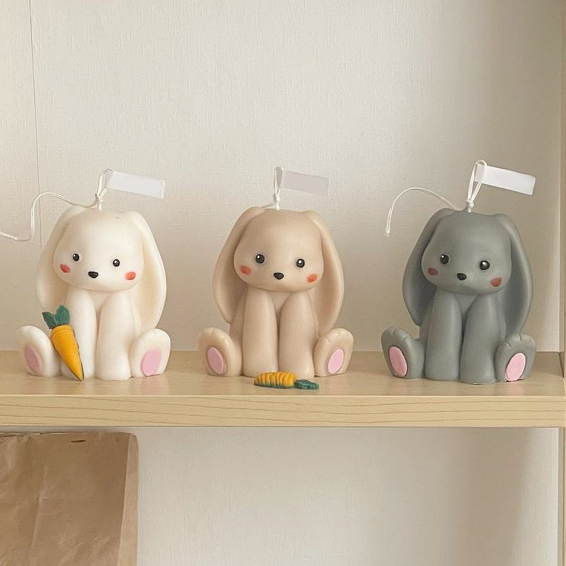 Sitting Rabbit Silicone Candle - đánh giá và giá Candle Supplies Shop