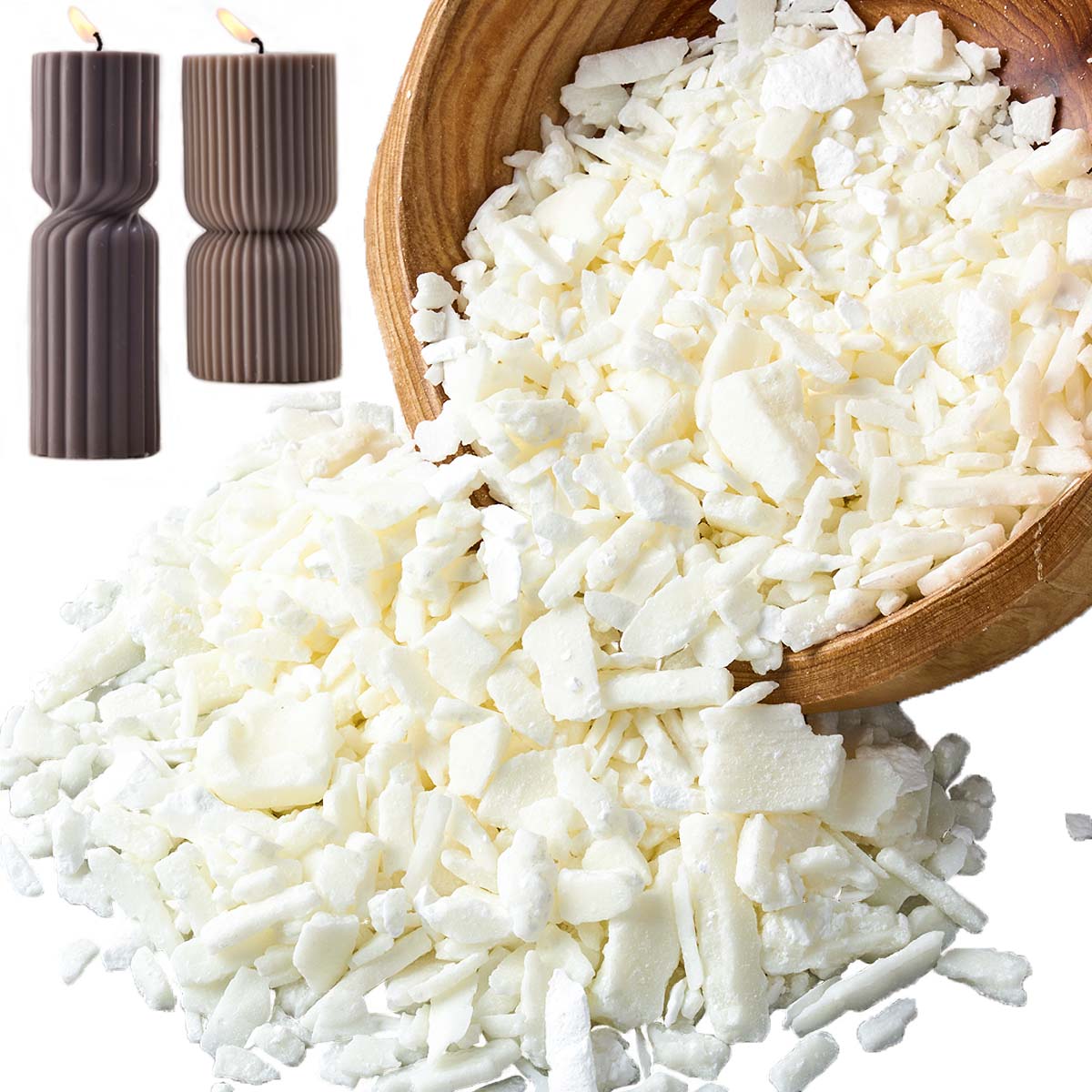 1 Pounds Pure White Soy Wax Fo - đánh giá và giá Candle Supplies Shop