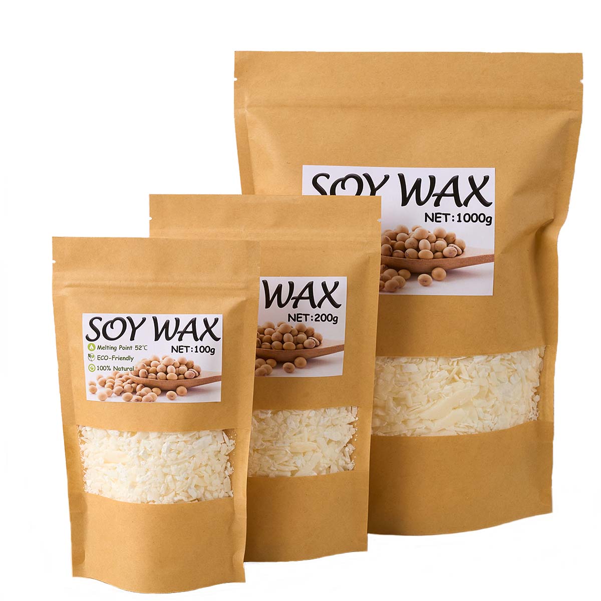 1 Pounds Pure White Soy Wax Fo - đánh giá và giá Candle Supplies Shop