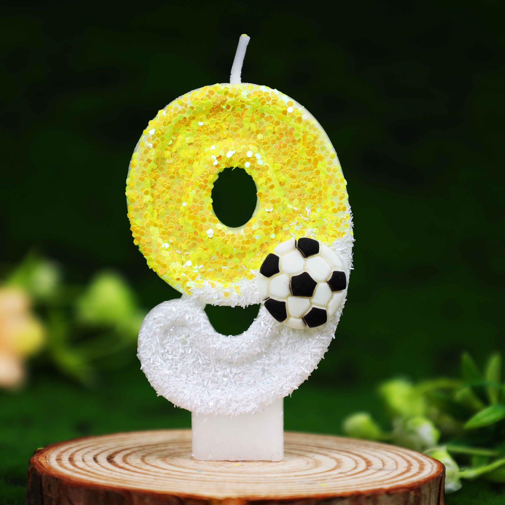 Yellow White Sequins Sports Fo - đánh giá và giá Supplies Of Candle