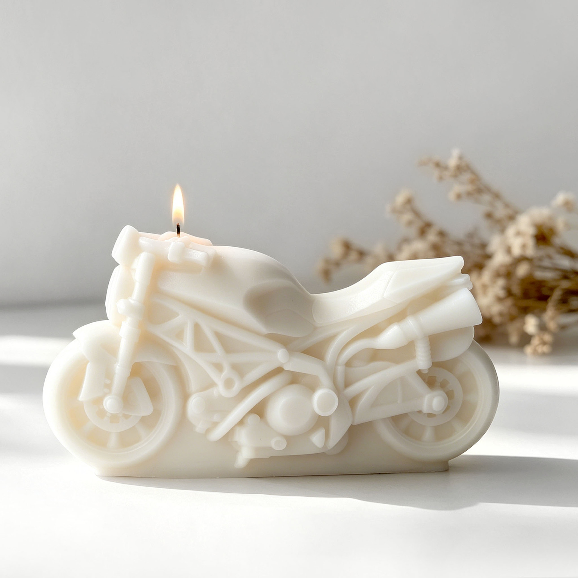Motorcycle Design Candle Silic - đánh giá và giá Candle Supplies Shop