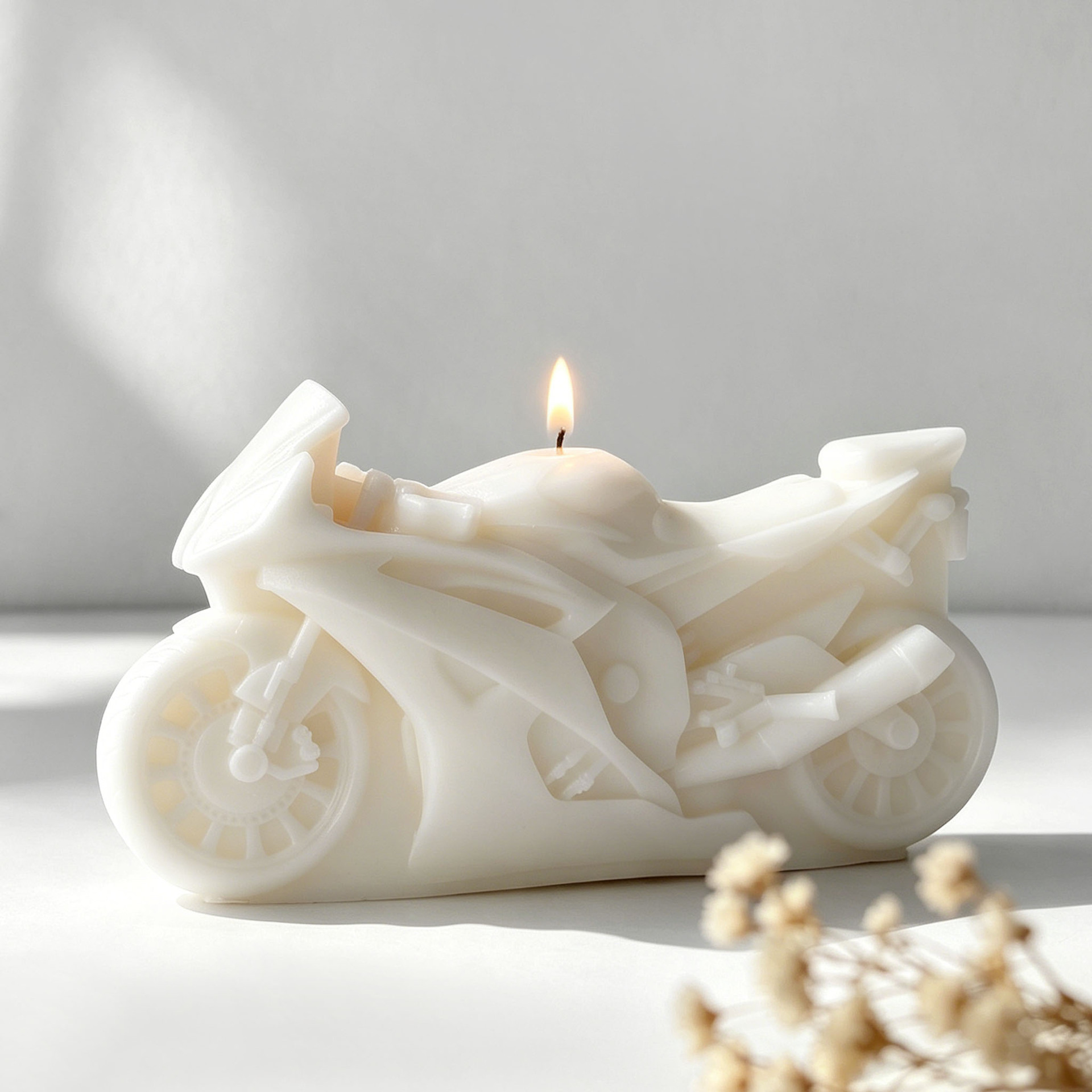 Motorcycle Design Candle Silic - đánh giá và giá Candle Supplies Shop