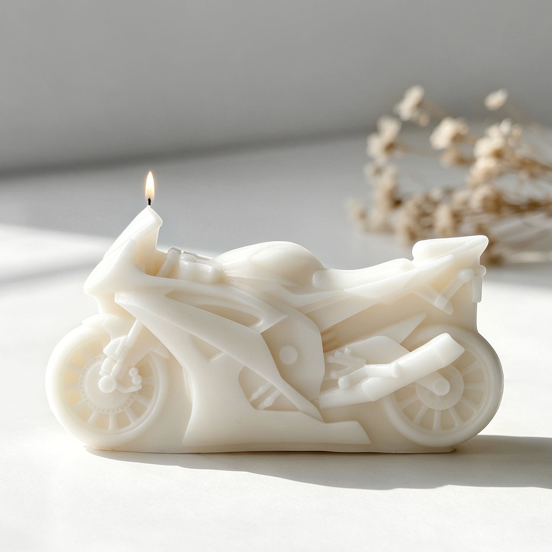 Motorcycle Design Candle Silic - đánh giá và giá Candle Supplies Shop