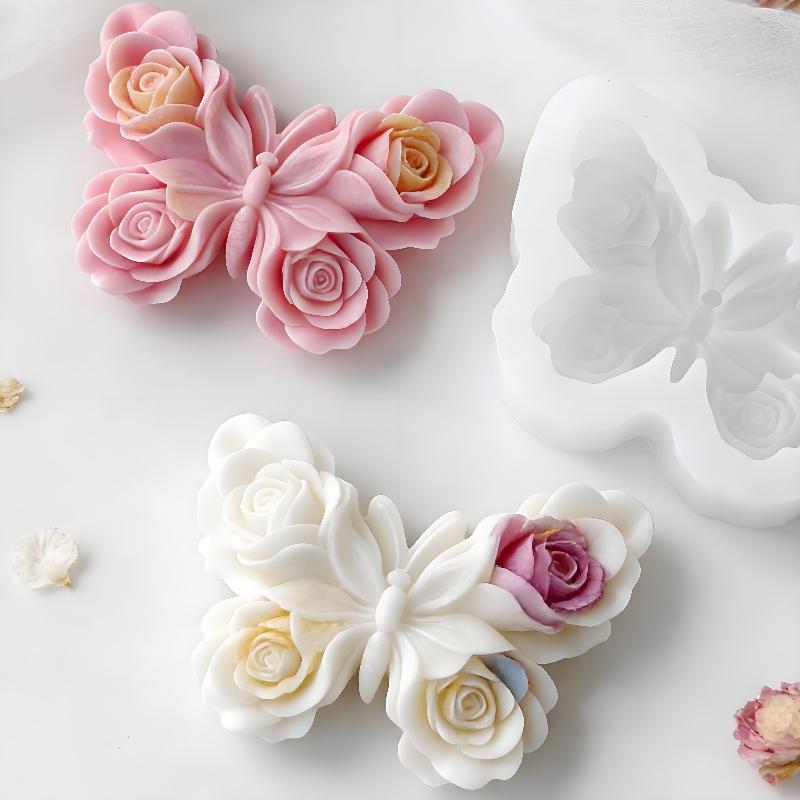 DIY Rose Butterfly Form Silico - đánh giá và giá Candle Supplies Shop