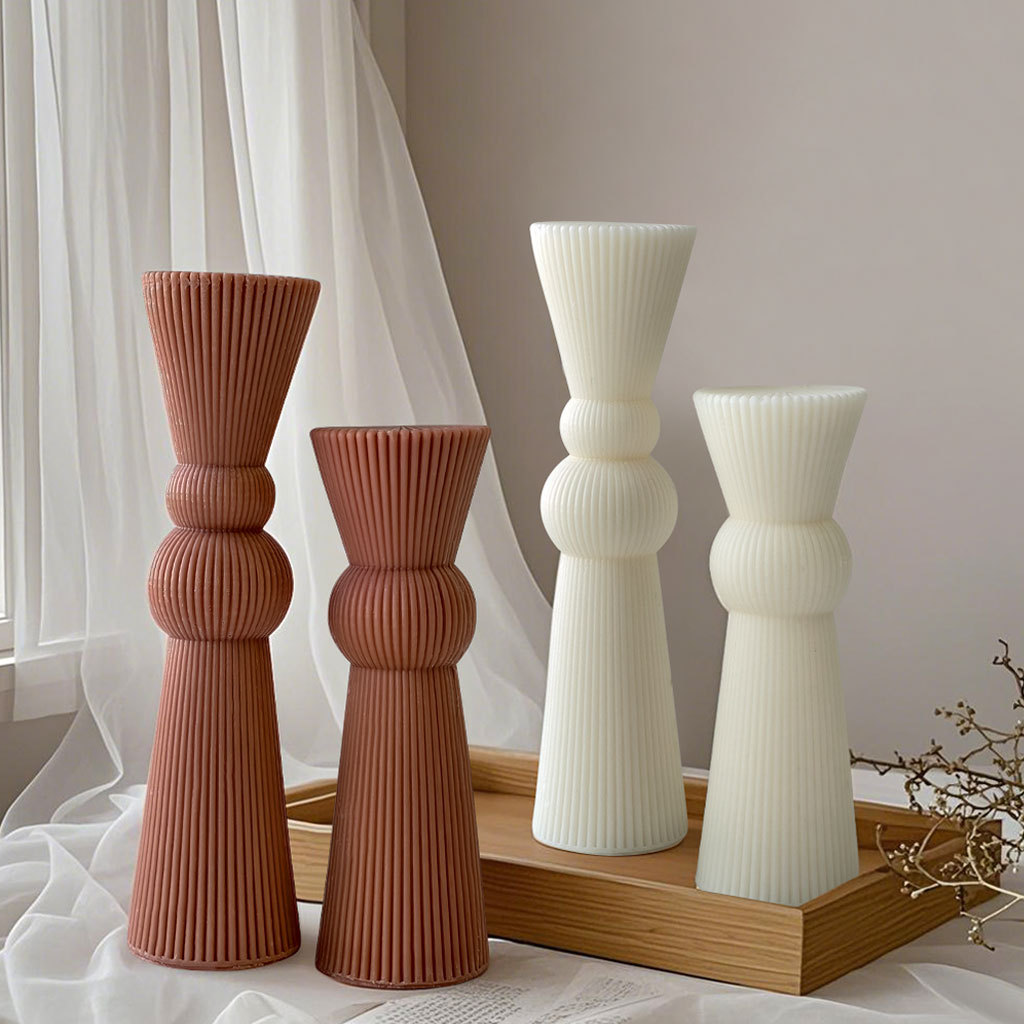 DIY Long Rod Striped Pillar Ca - đánh giá và giá Candle Supplies Shop