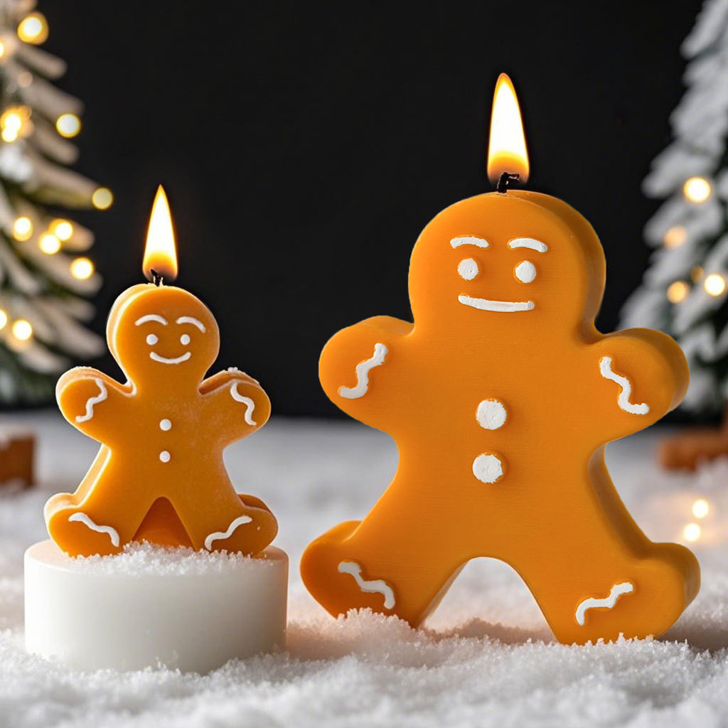 DIY Cartoon Gingerbread Man Si - đánh giá và giá Candle Supplies Shop