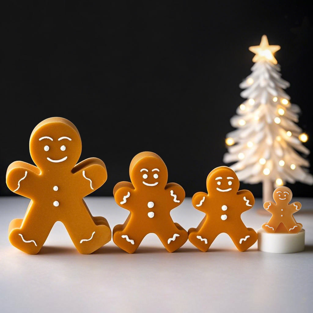 DIY Cartoon Gingerbread Man Si - đánh giá và giá Candle Supplies Shop